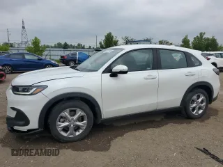 2023 Honda HR-V LX with VIN 3CZRZ2H32PM719985, listed as a Copart auction lot 61227195 with 96,216 mi miles and Salvage title. Bid and sale history available at DreamBid. Image 1.