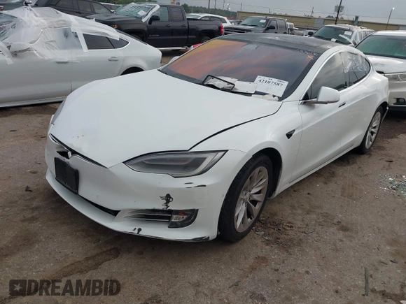 2016 Tesla Model S 70 with VIN 5YJSA1E12GF172359, listed as a IAAI auction lot 42107587 with Not provided miles and . Bid and sale history available at DreamBid. Image 2.