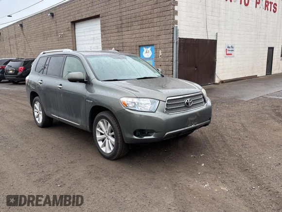 2008 Toyota Highlander Hybrid with VIN JTEEW41A282023827, listed as a Copart auction lot 47398445 with 212,280 mi miles and Clean Title. Bid and sale history available at carsss.com. Image 1.