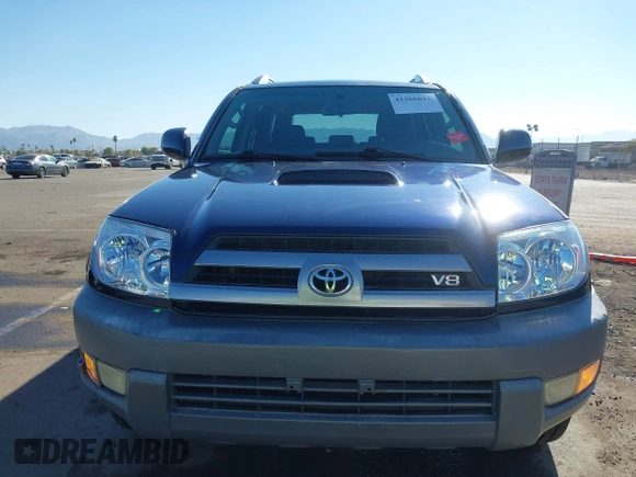 2003 Toyota 4Runner SR5 with VIN JTEZT14R238001097, listed as a IAAI auction lot 41266011 with 180,905 mi miles. Bid and sale history available at carsss.com. Image 12.