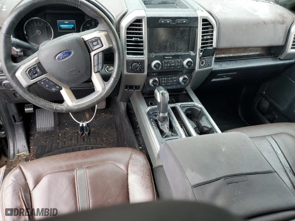 2015 Ford F-150 XLT w/HD Payload Pkg with VIN 1FTFW1EG0FFB37367, listed as a Copart auction lot 44634995 with 131,628 mi miles and Salvage Title. Bid and sale history available at carsss.com. Image 8.