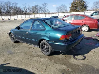 1998 Honda Civic EX with VIN 1HGEJ8249WL133446, listed as a Copart auction lot 89154235 with 248,549 mi miles and Salvage Title. Bid and sale history available at carsss.com. Image 2.