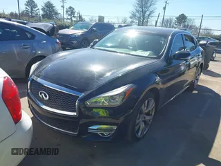 2017 Infiniti Q70 3.7 with VIN JN1BY1PP2HM170538, listed as a IAAI auction lot 41645612 with 143,649 mi miles and . Bid and sale history available at DreamBid. Image 2.