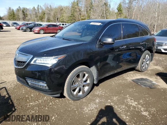 2014 Acura MDX Advance with VIN 5FRYD4H84EB501148, listed as a Copart auction lot 49965235 with 305,103 mi miles and Clean Title. Bid and sale history available at DreamBid. Image 1.