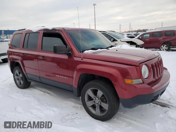 2014 Jeep Patriot High Altitude with VIN 1C4NJPFA7ED854320, listed as a Copart auction lot 87908165 with Not Provided miles and Clean Title. Bid and sale history available at DreamBid. Image 4.