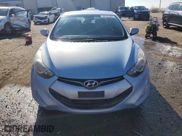 2013 Hyundai Elantra Coupe GS with VIN KMHDH6AE3DU009888, listed as a Copart auction lot 82781894 with 74,386 mi miles and Salvage Title. Bid and sale history available at carsss.com. Image 5.