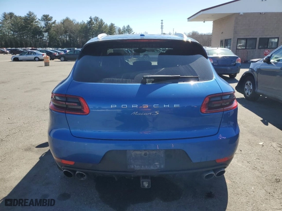 2016 Porsche Macan S with VIN WP1AB2A50GLB57393, listed as a Copart auction lot 47956365 with 111,469 mi miles and Salvage Title. Bid and sale history available at carsss.com. Image 6.