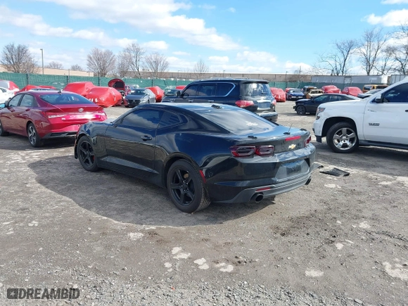 2022 Chevrolet Camaro 1LT with VIN 1G1FB1RX4N0116246, listed as a IAAI auction lot 41596435 with 34,863 mi miles. Bid and sale history available at carsss.com. Image 3.