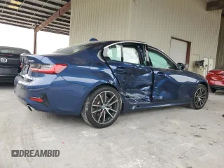 2021 BMW 3 Series 330i with VIN 3MW5R1J07M8B86693, listed as a Copart auction lot 59595985 with 43,852 mi miles and Salvage title. Bid and sale history available at DreamBid. Image 3.