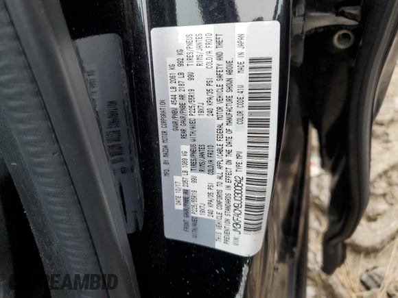 2018 Mazda CX-5 Touring z VIN JM3KFACM9J0300642, wystawiony jako Copart lot #80210854 z przebiegiem 118 309 mil mil oraz Szkoda całkowita • Salvage title. Historia ofert i sprzedaży dostępna na DreamBid. Obrazek 13.