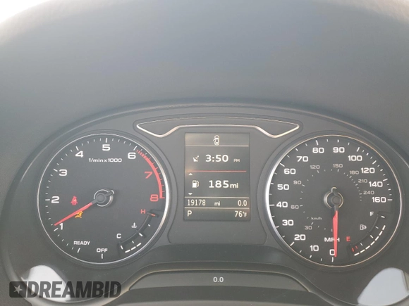 2016 Audi A3 1.8T Premium with VIN WAU67LFF3G1100498, listed as a Copart auction lot 71476464 with 19,178 mi miles and Salvage Title. Bid and sale history available at carsss.com. Image 9.