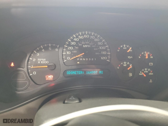 2006 Chevrolet Silverado 1500 LT1 with VIN 2GCEK13T861200827, listed as a Copart auction lot 47781385 with 164,997 mi miles and Salvage Title. Bid and sale history available at carsss.com. Image 9.
