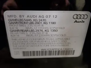 2012 Audi Q5 2.0T Premium with VIN WA1CFAFP0CA136899, listed as a Copart auction lot 43399665 with 116,226 mi miles and Salvage Title. Bid and sale history available at carsss.com. Image 13.