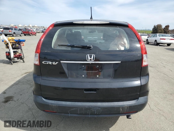 2013 Honda CR-V LX with VIN 2HKRM3H33DH515255, listed as a Copart auction lot 48430545 with 126,150 mi miles and Salvage Title. Bid and sale history available at carsss.com. Image 6.