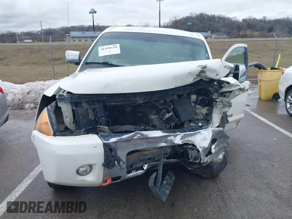 2012 Nissan Titan SL with VIN 1N6AA0EC7CN311109, listed as a IAAI auction lot 41420110 with 209,731 mi miles and . Bid and sale history available at DreamBid. Image 13.