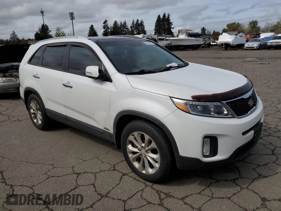 2014 Kia Sorento EX with VIN 5XYKUDA71EG531497, listed as a Copart auction lot 52368205 with 127,786 mi miles and Clean Title. Bid and sale history available at DreamBid. Image 4.