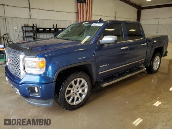 2015 GMC Sierra 1500 Denali z VIN 3GTU2WEC1FG475582, wystawiony jako Copart lot #55149415 z przebiegiem 79 350 mil mil oraz Czysty tytuł • Clean title. Historia ofert i sprzedaży dostępna na DreamBid. Obrazek 1.