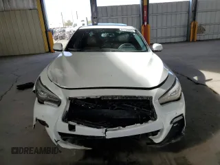 2021 Infiniti Q50 Signature Edition with VIN JN1EV7CP5MM705970, listed as a Copart auction lot 87705365 with Not provided miles and Salvage title. Bid and sale history available at DreamBid. Image 5.