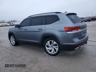2023 Volkswagen Atlas SE with VIN 1V2JR2CA4PC537049, listed as a Copart auction lot 44129915 with 26,340 mi miles and Salvage title. Bid and sale history available at DreamBid. Image 2.