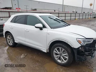 2023 Audi Q3 S line Premium with VIN WA1DECF35P1127797, listed as a IAAI auction lot 41353532 with 34,581 mi miles and . Bid and sale history available at DreamBid. Image 13.