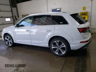 2023 Audi Q7 Premium Plus with VIN WA1LXBF71PD016522, listed as a Copart auction lot 55307155 with 24,025 mi miles and Salvage title. Bid and sale history available at DreamBid. Image 2.