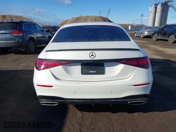 2023 Mercedes-Benz S-Class S 500 with VIN W1K6G6DB1PA218334, listed as a IAAI auction lot 41449745 with 11,726 mi miles. Bid and sale history available at carsss.com. Image 16.