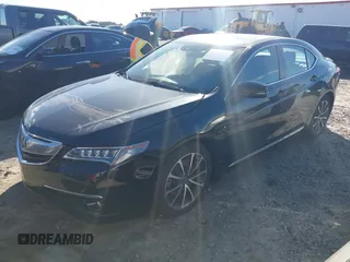 2015 Acura TLX V6 Advance with VIN 19UUB2F75FA003279, listed as a IAAI auction lot 41748861 with 80,103 mi miles. Bid and sale history available at carsss.com. Image 17.