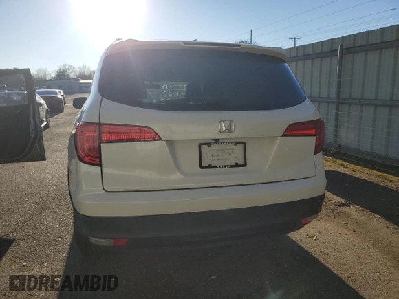 2016 Honda Pilot EX-L with VIN 5FNYF5H70GB024908, listed as a Copart auction lot 43238705 with 156,412 mi miles and Salvage Title. Bid and sale history available at DreamBid. Image 6.