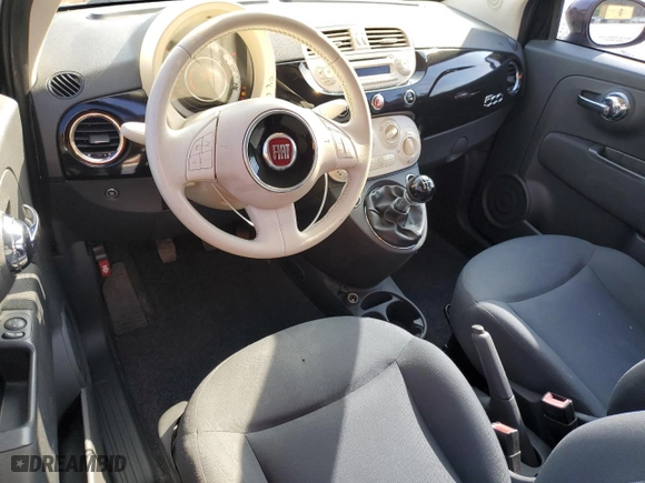 2013 FIAT 500 Pop with VIN 3C3CFFAR3DT748427, listed as a Copart auction lot 51220245 with 76,576 mi miles and Salvage Title. Bid and sale history available at carsss.com. Image 8.