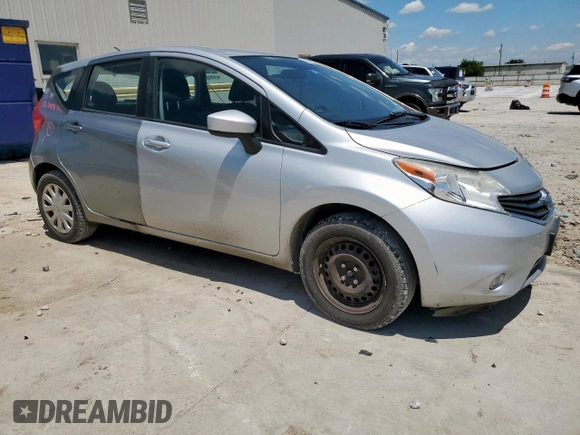 2015 Nissan Note S with VIN 3N1CE2CP3FL401317, listed as a Copart auction lot 56860505 with 162,813 mi miles and Salvage title. Bid and sale history available at DreamBid. Image 4.