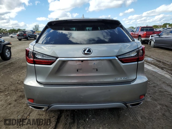 2021 Lexus RX with VIN 2T2HZMAAXMC218526, listed as a Copart auction lot 71356932 with 10,616 mi miles. Bid and sale history available at carsss.com. Image 6.