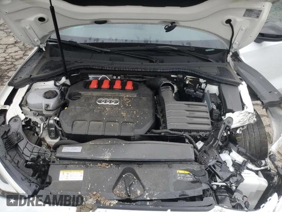 2023 Audi S3 Premium Plus z VIN WAUH3DGY5PA054747, wystawiony jako Copart lot #73563684 z przebiegiem 18 556 mil mil oraz Szkoda całkowita • Salvage title. Historia ofert i sprzedaży dostępna na DreamBid. Obrazek 11.