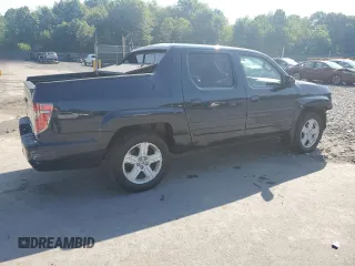 2012 Honda Ridgeline RTL with VIN 5FPYK1F54CB452813, listed as a Copart auction lot 62020825 with 79,176 mi miles and Salvage title. Bid and sale history available at DreamBid. Image 3.