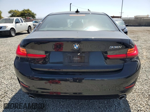 2020 BMW 3 Series 330i with VIN WBA5R1C05LFH45373, listed as a Copart auction lot 62196625 with 37,732 mi miles and Salvage title. Bid and sale history available at DreamBid. Image 6.