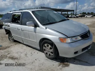 2004 Honda Odyssey EX-L with VIN 5FNRL18074B012405, listed as a Copart auction lot 45817425 with 275,855 mi miles and Salvage title. Bid and sale history available at DreamBid. Image 4.