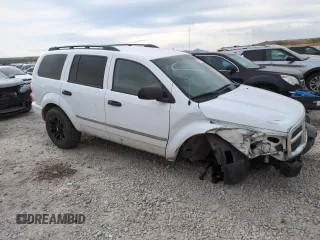 2005 Dodge Durango SLT with VIN 1D4HB48D95F529241, listed as a Copart auction lot 58195995 with 243,097 mi miles and Salvage title. Bid and sale history available at DreamBid. Image 4.