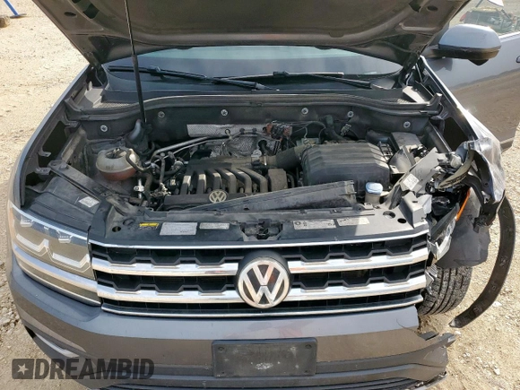 2018 Volkswagen Atlas SEL with VIN 1V2MR2CA1JC504966, listed as a Copart auction lot 62826685 with 177,774 mi miles and Salvage title. Bid and sale history available at DreamBid. Image 12.