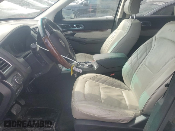 2016 Ford Explorer Platinum with VIN 1FM5K8HT2GGA64843, listed as a Copart auction lot 50070525 with 133,573 mi miles and Salvage Title. Bid and sale history available at DreamBid. Image 7.