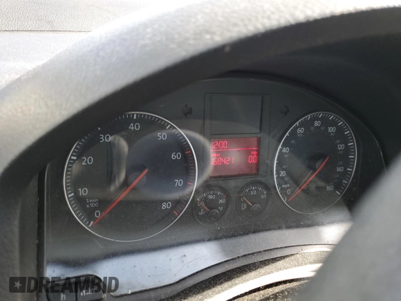 2006 Volkswagen Jetta 2.5L with VIN 3VWSF71K66M634299, listed as a Copart auction lot 42383235 with 168,421 mi miles and Salvage title. Bid and sale history available at DreamBid. Image 9.