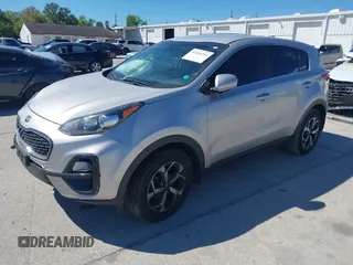 2020 Kia Sportage LX with VIN KNDPMCAC6L7742024, listed as a IAAI auction lot 41826294 with 67,359 mi miles. Bid and sale history available at carsss.com. Image 2.