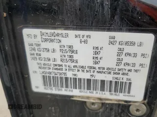 2003 Jeep Liberty Sport with VIN 1J4GK48K73W730795, listed as a Copart auction lot 46468005 with 232,292 mi miles and Salvage Title. Bid and sale history available at DreamBid. Image 15.