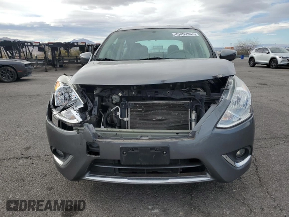 2017 Nissan Versa SL with VIN 3N1CN7AP6HL820815, listed as a Copart auction lot 45409955 with 53,120 mi miles and Salvage title. Bid and sale history available at DreamBid. Image 5.