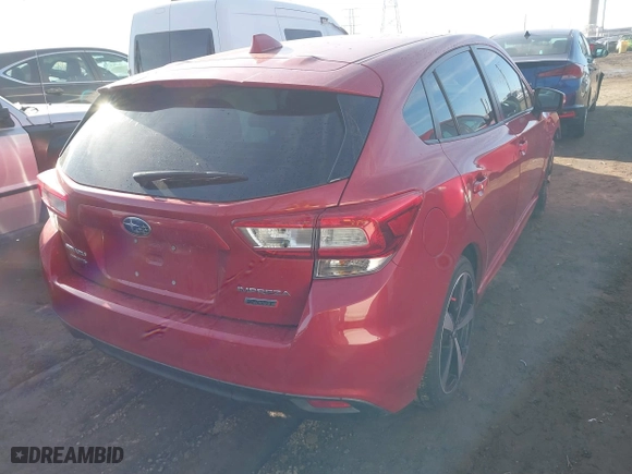 2019 Subaru Impreza Sport with VIN 4S3GTAM6XK3708591, listed as a IAAI auction lot 41694811 with 47,000 mi miles. Bid and sale history available at carsss.com. Image 4.
