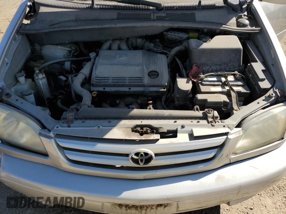 2002 Toyota Sienna LE with VIN 4T3ZF13C52U504138, listed as a Copart auction lot 74633984 with 154,406 mi miles and Salvage Title. Bid and sale history available at carsss.com. Image 12.