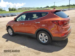 2017 Hyundai Santa Fe 2.4L with VIN 5XYZU3LB7HG386173, listed as a Copart auction lot 62022945 with 140,089 mi miles and Salvage title. Bid and sale history available at DreamBid. Image 2.