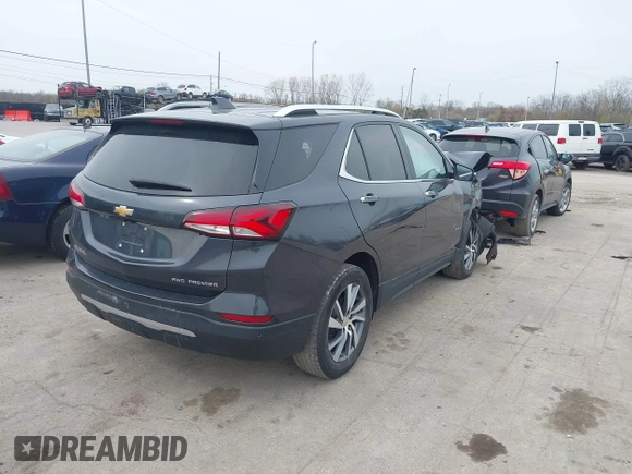 2022 Chevrolet Equinox Premier z VIN 2GNAXXEV9N6124156, wystawiony jako IAAI lot #42015711 z przebiegiem 65 808 mil mil oraz . Historia ofert i sprzedaży dostępna na DreamBid. Obrazek 4.