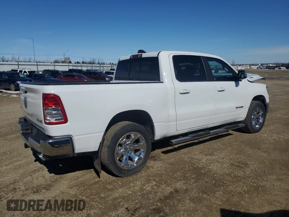 2022 Ram 1500 Big Horn with VIN 1C6SRFFT5NN116671, listed as a Copart auction lot 51690775 with 30,317 mi miles and Salvage Title. Bid and sale history available at carsss.com. Image 3.