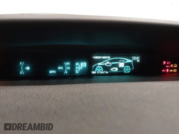 2011 Toyota Prius I with VIN JTDKN3DU7B0265204, listed as a IAAI auction lot 41991224 with 175,675 mi miles. Bid and sale history available at carsss.com. Image 7.