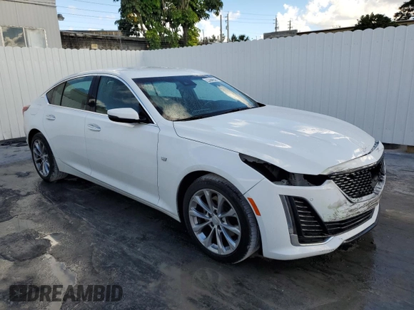 2023 Cadillac CT5 Premium Luxury z VIN 1G6DN5RK5P0132088, wystawiony jako Copart lot #44972315 z przebiegiem 28 349 mil mil oraz Czysty tytuł • Clean title. Historia ofert i sprzedaży dostępna na DreamBid. Obrazek 4.