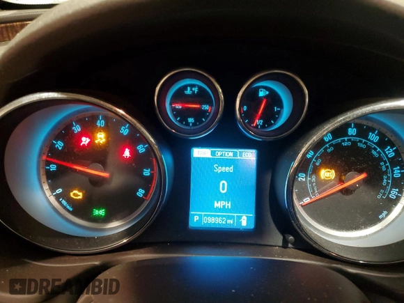 2013 Buick Regal Turbo Premium 2 with VIN 2G4GT5GV7D9123404, listed as a Copart auction lot 41871245 with 98,962 mi miles and Salvage title. Bid and sale history available at DreamBid. Image 9.